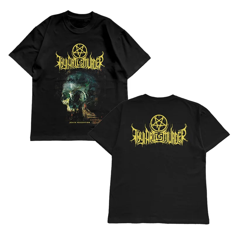 Thy Art Is Murder Heavy Mental T-shirt Mens Graphic Skull Printed Tee-shirt Australia Deathcore Harajuku Streetwear T Shirt