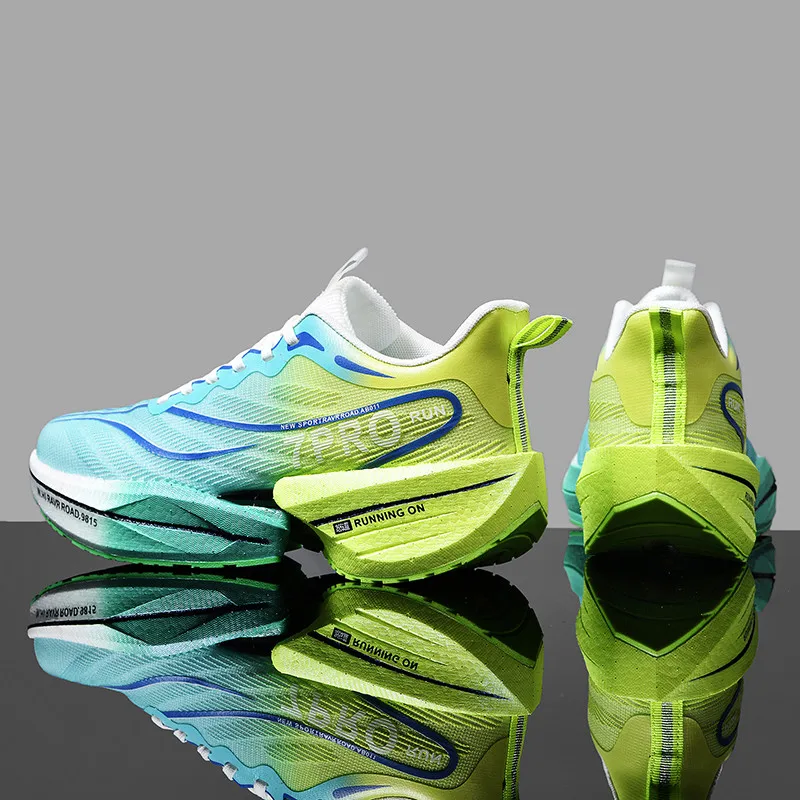 

Carbon Plate Running Shoes Man Marathon Shoes Comfortable Cushion Man Trainers Breathable Light Non-slip Women's Sports Shoes