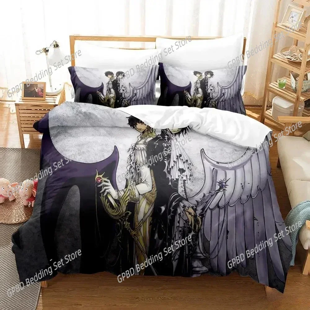 Anime CODE GEASS 3D NEW Duvet Cover Pillowcase Bedding Set Adult Boy Girl Bedroom Decoration Children Single Double Large