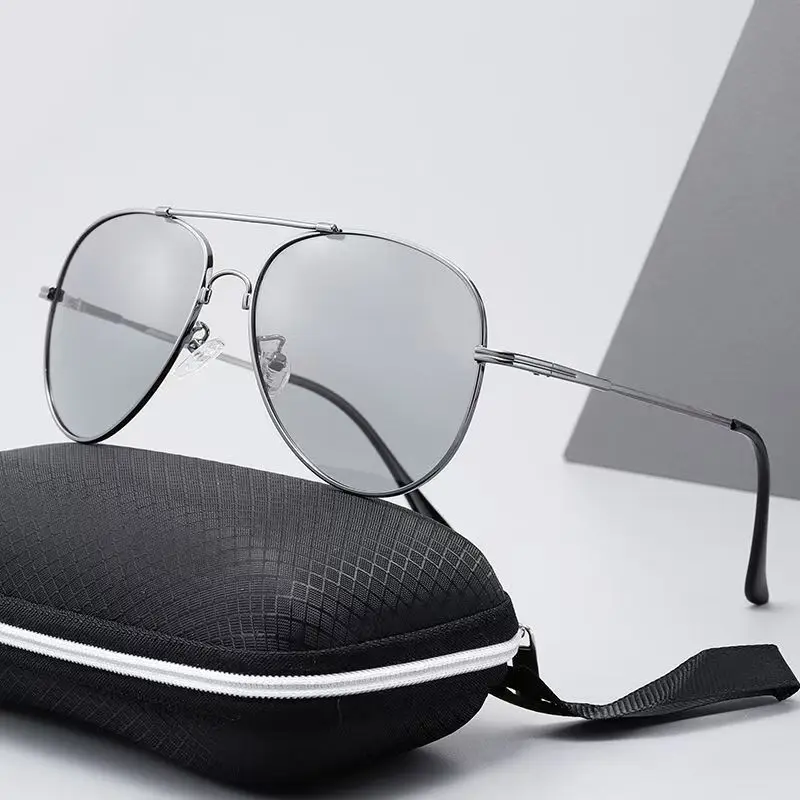 New Man Woman Eyewear Convex Mirror Aviator Sunglasses Unisex UV400 Polarization Sunnies Trend Biking Shades