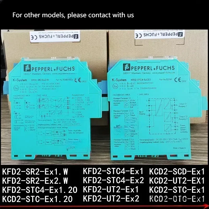 

Original and new for PEPPERL FUCHS Safety barrier KFD2-SR2-Ex1.W KFD2-SR2-Ex2.W KFD2-SR-Ex1 KFD2-SR-Ex2