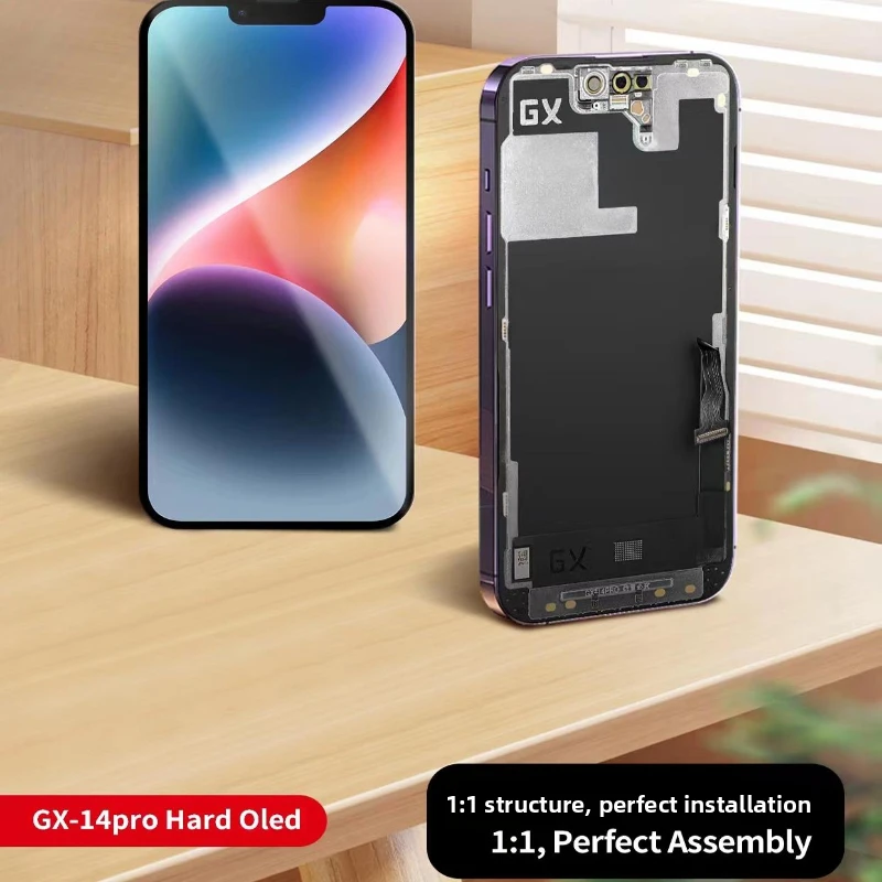 GX 100% OLED Screen For iPhone 13 14 15 15Pro 16Pro Max Display True Tone With 3D Touch Screen For iPhone Replacement With Tools