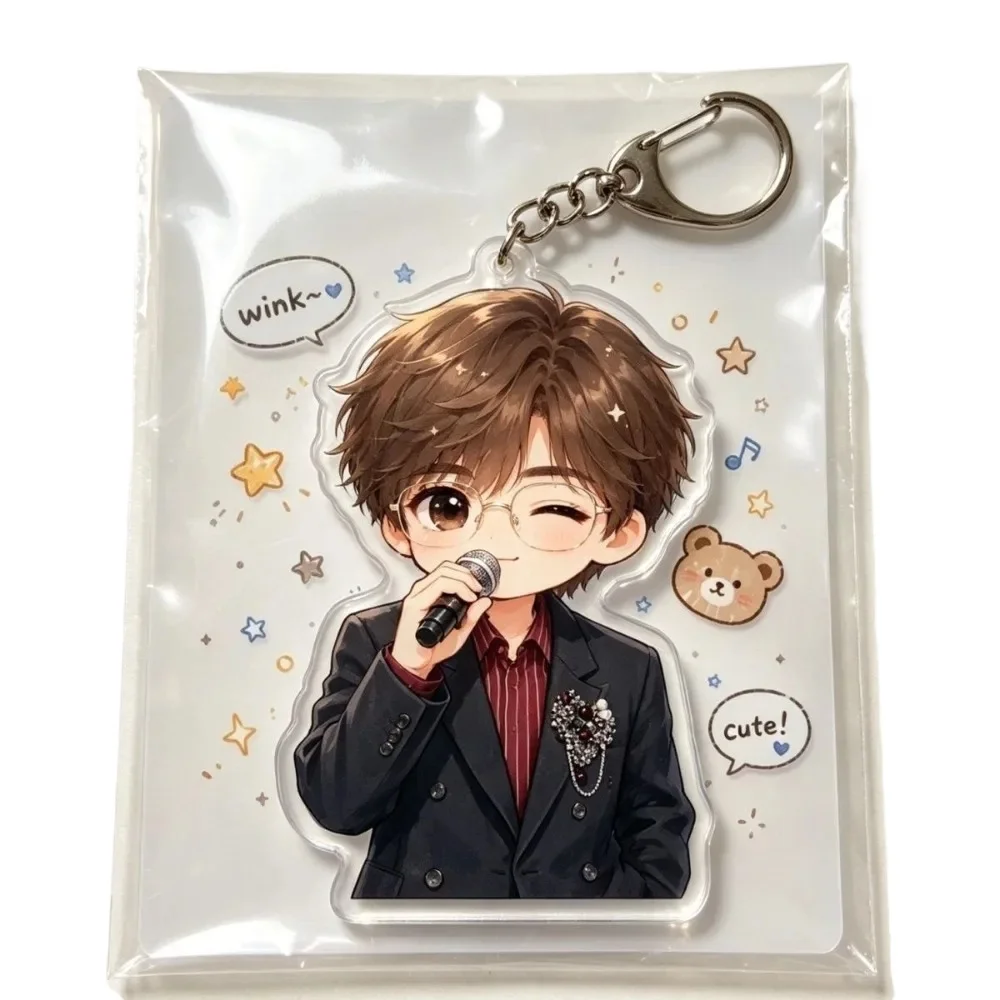 Concert Series Star Xu Liang Acrylic Keychain Hanging Collectible Gifts Cartoon Q Version Celebrity Fans Support Accessories