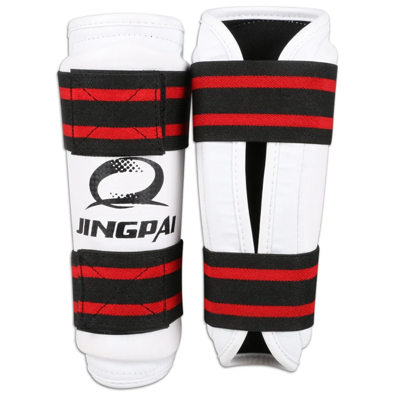 Gingpai Hot Sale 2pcs Taekwondo Protector WTF Caneleira Shin Guard Taekwondo Arm Guard Leg Guards Taekwondo-Protector High Boxin