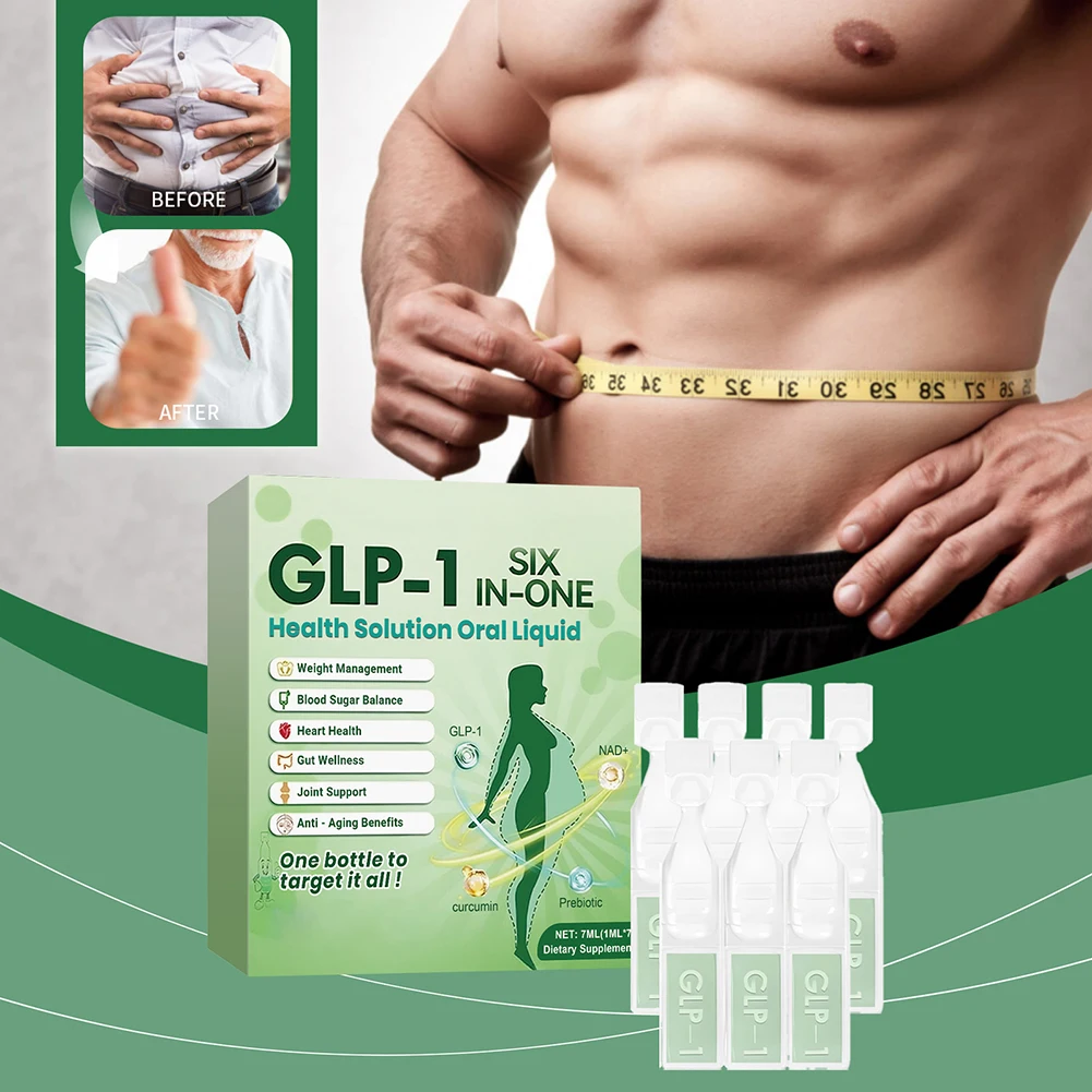 

GLP-1 шесть в одном растворе Пероральные жидкие капли GLP-1 для женщин, которые мужчины способствуют уходу за формированием корпуса.