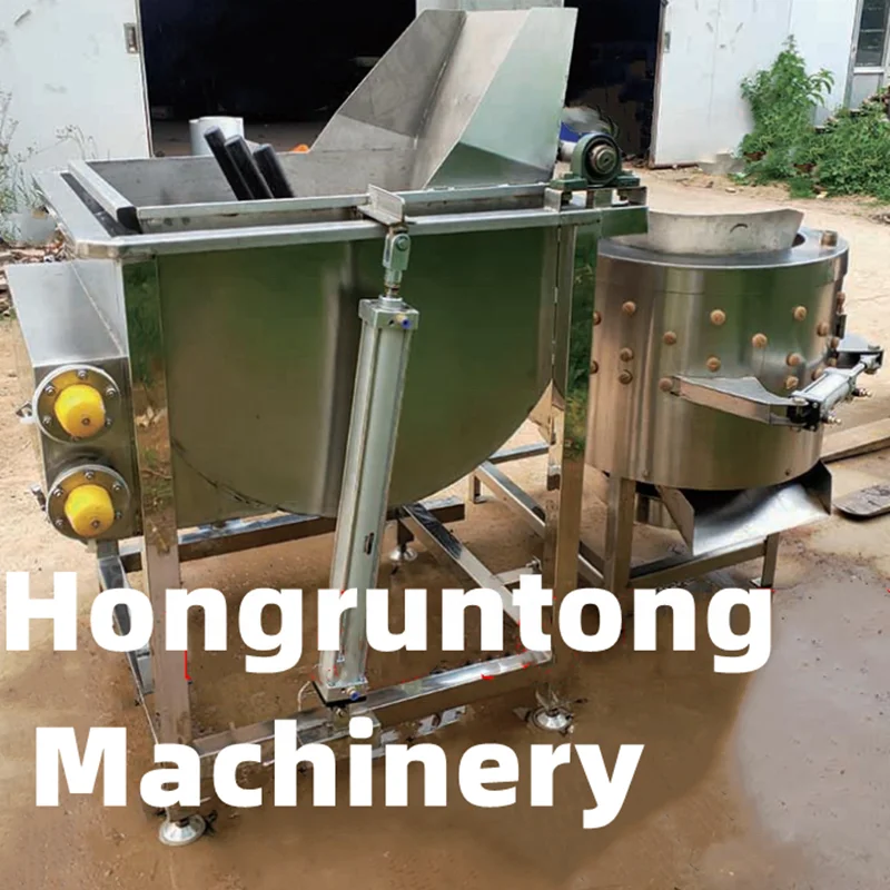 Automatic Chicken Scalding Plucking Machine in Slaughterhouse