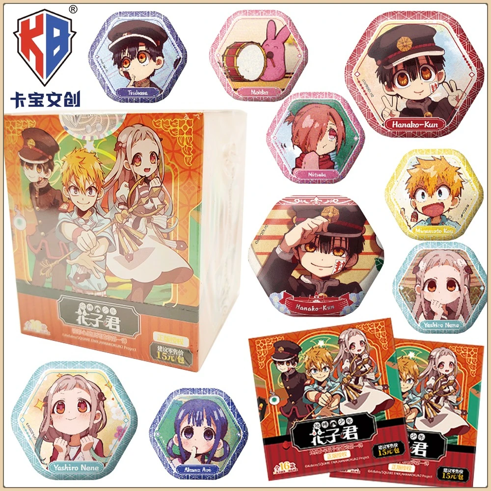 

Genuine Kabao Anime Toilet-bound Hanako-kun Peripheral Popular Characters Badge Cartoon Fashion Backpack Accessories Kids Gifts