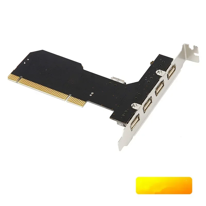 ANDDEAR-Carte d'extension USB 2.0, adaptateur PCI vers 5, NEC Chip, Procureur C vers HDMI, VGA, Plaque murale Ethernet