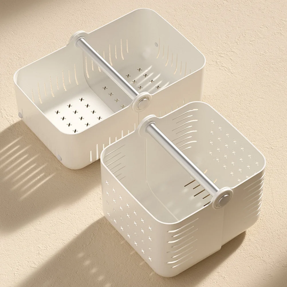 

Portable Collapsible Plastic Storage Baskets Tear Resistant Bins Kitchen Bedroom Bathroom Closet Laundry Area Foldable