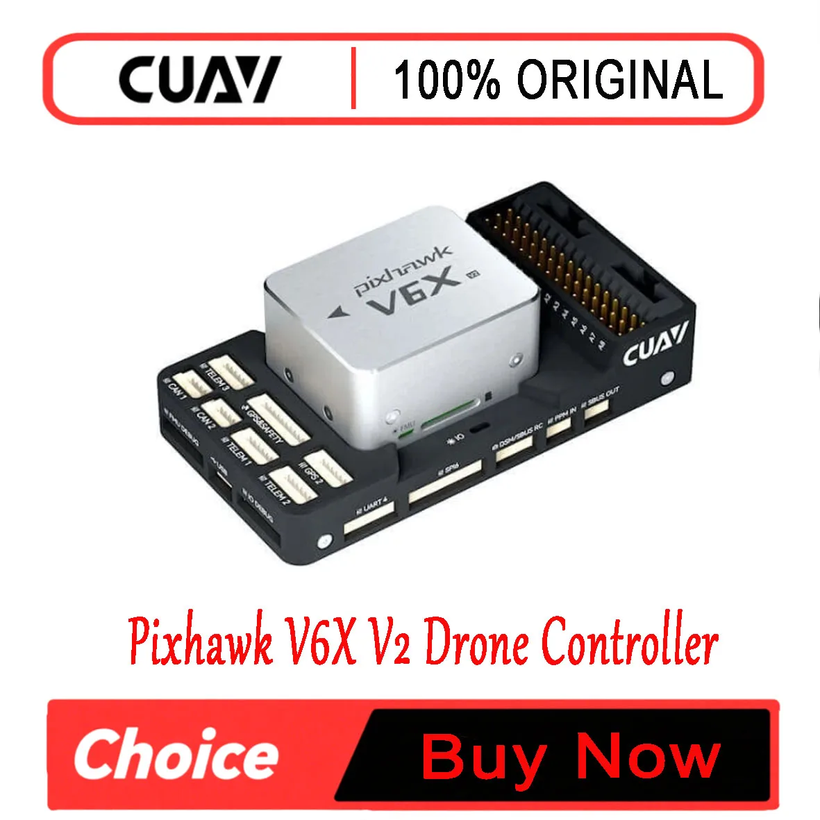 CUAV Pixhawk V6X V2 Drone Controller  with PMU 2 Lite Power Module 5V  for Professional Drone Flight Controller