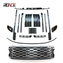 ROVCE Car Body Kit For Land Rover Range Rover Vogue 2013-2017 L405 Carbon Fiber Style Grille Mirror Cap Door Bumper Accessories