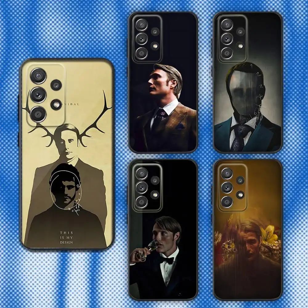 

H-Hannibal Will Graham Phone Case For Samsung S25,S24,S21,S22,S23,S30,Ultra,S20,Plus,Fe,Lite,Note,10,9,5G Black Cover