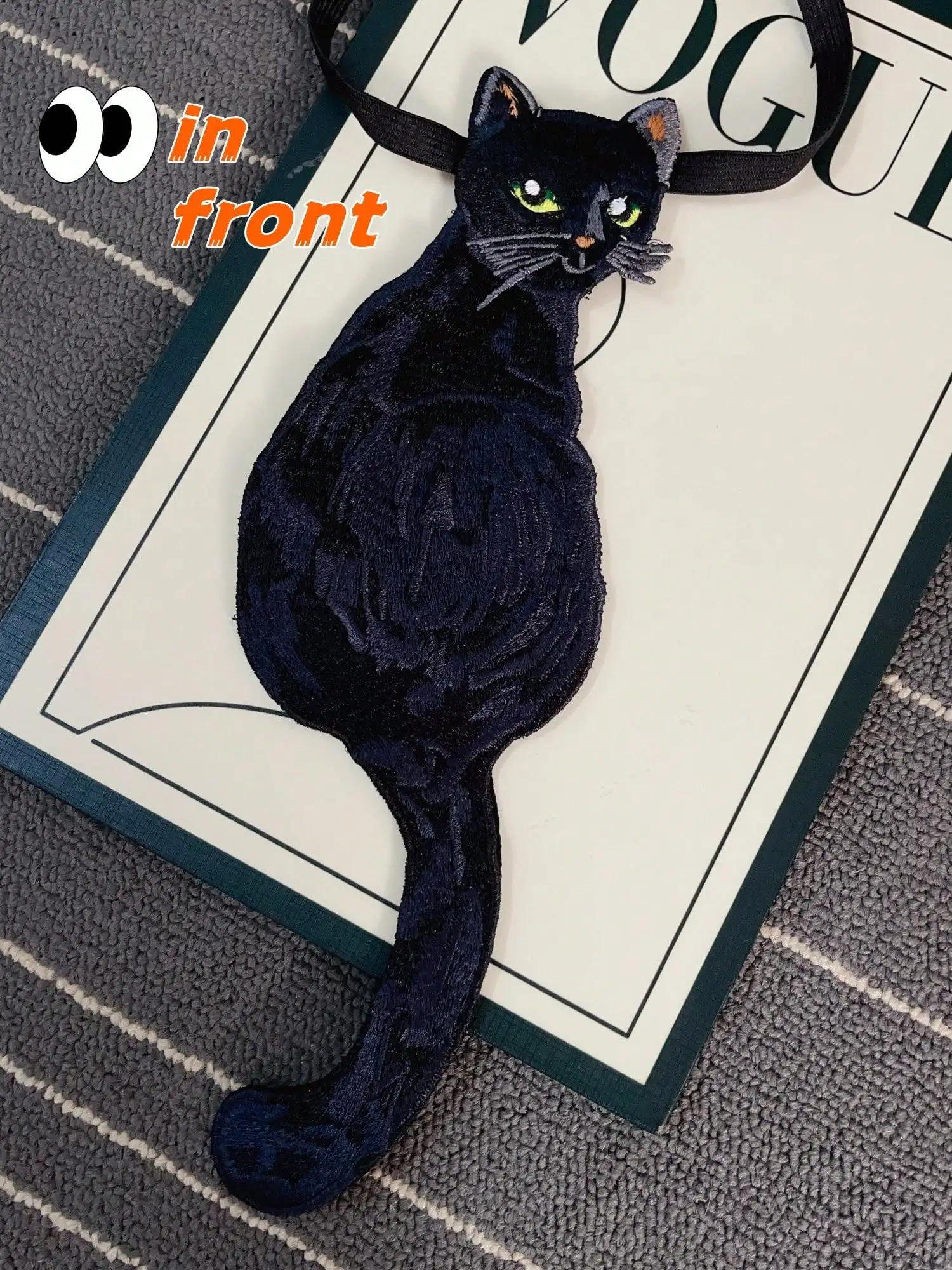 Oryginalny niszowy projekt Cat Bohemian French Retro Design Krawat Wiosna, lato, jesień i zima Spersonalizowana dopasowana koszula i krawat bez węzłów Odpowiedni na imprezy Festiwale