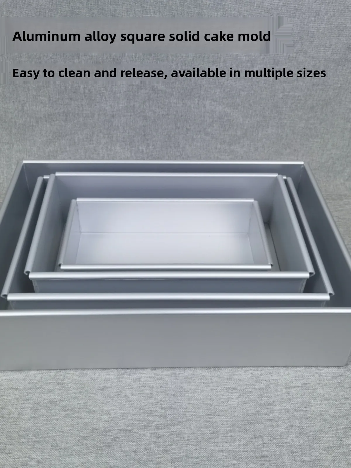 

Thiened Aluminum Alloy Baking Mold Rectangular Home Use Bread Pan Large Cake Mould French Sle Pure Color Non-Sti Kitche...