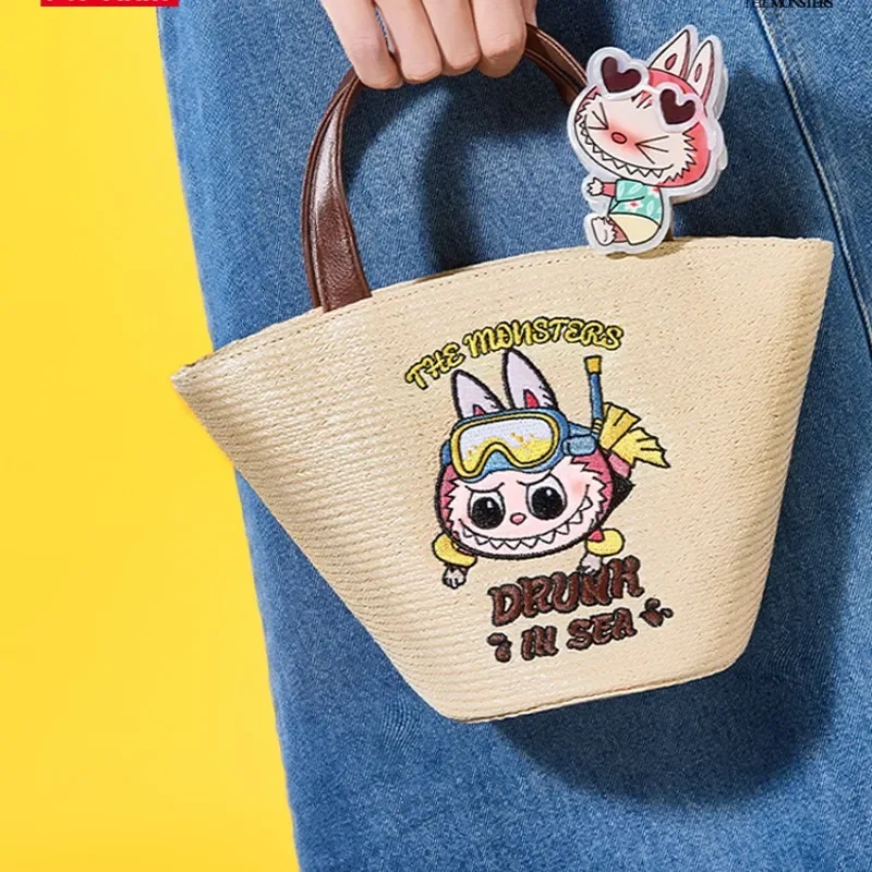 

Seaside Cosplay Labubu Figure New Handbags Monsters Drunk In Sea Labubu Anime Collection Derivative Trend And Cute Bag Gifts