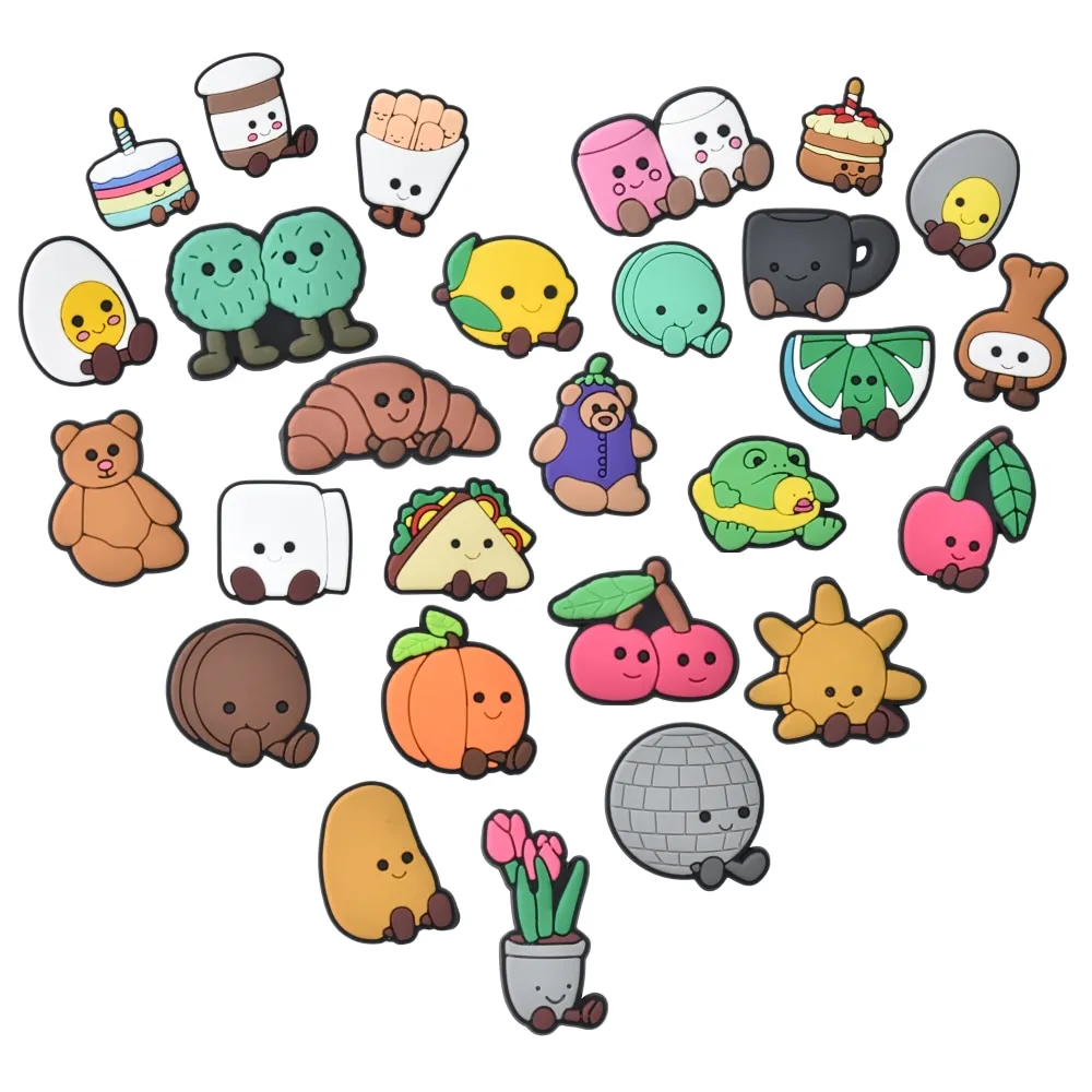 Featuring Cute Foods, Animals & Whimsical Characters. Personalize Your Shoes With These Sweet, Playful Accessories.