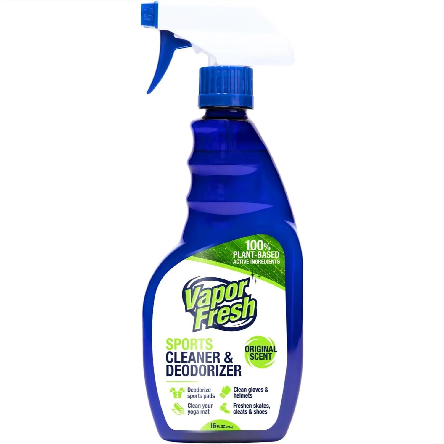 

Sports Equipment Cleaner and Deodorizer Spray for Boxing Gloves, Helmets, Gym Bags, Pads - Plant Powered, 16 Fl Oz