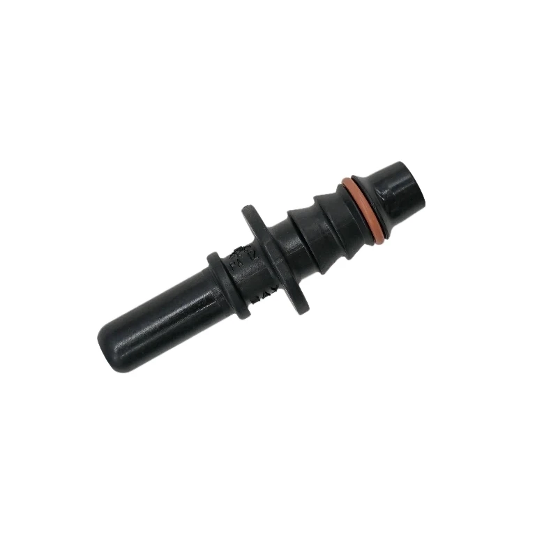 7.89 ID8 male connector sraight male end piece auto Fuel line quick connector for petrol and diesel black color 2pcs a lot