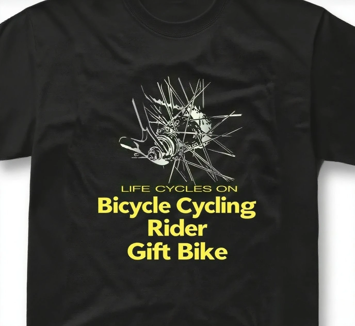 

Life Cycles on. Bicycle Cycling Rider Gift Bike T-Shirt Summer Cotton Short Sleeve O-Neck Men's T Shirt Gift New S-3XL