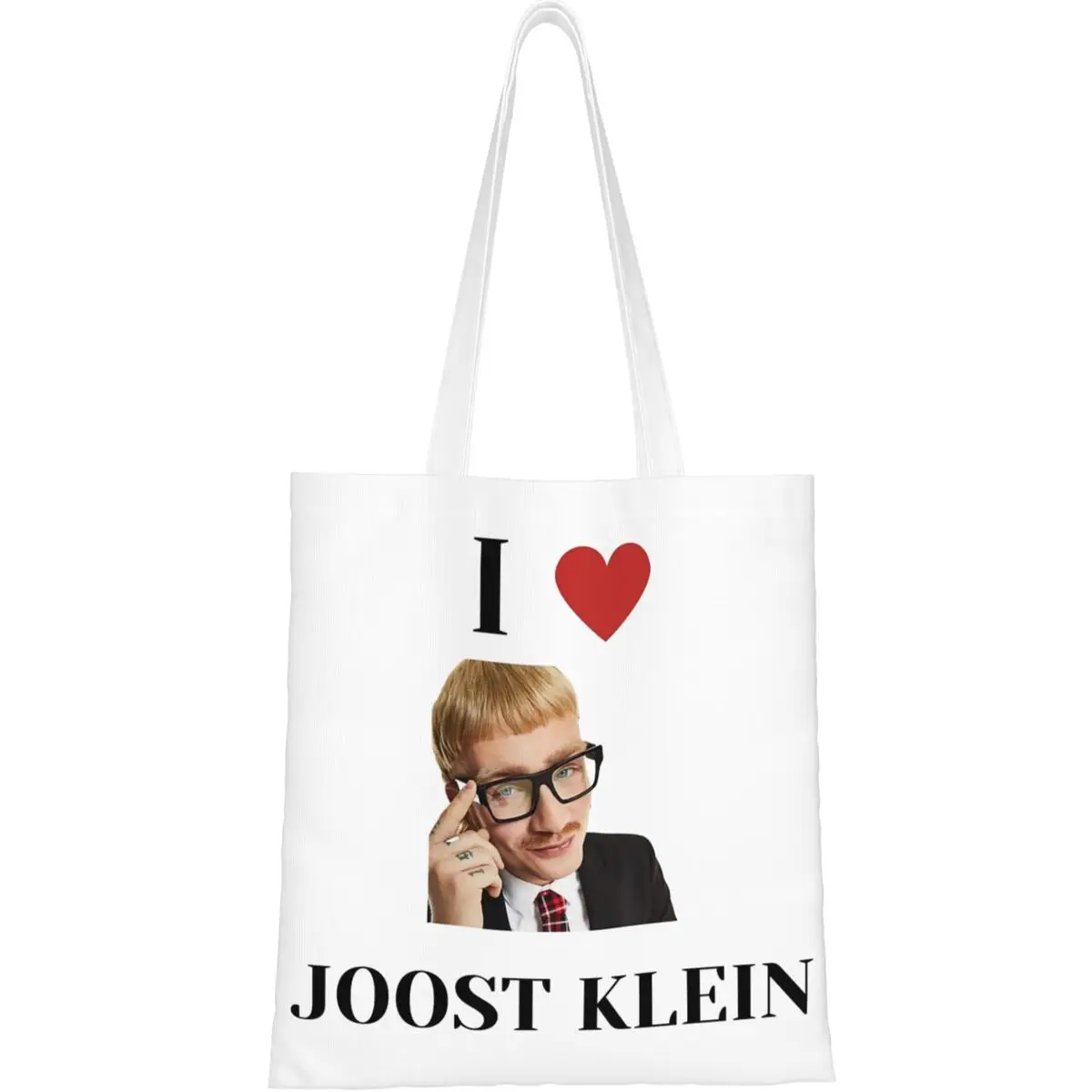 I Love Joost Klein Europapa Canvas Tote Handbag 2024 Eurovision Song Contest Malmo Shoulder Bags Shopper Bags for Women