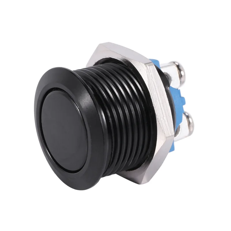 -A96Z 10X Horn Switch Horn Button Push Button Switch For Car 16Mm 12V