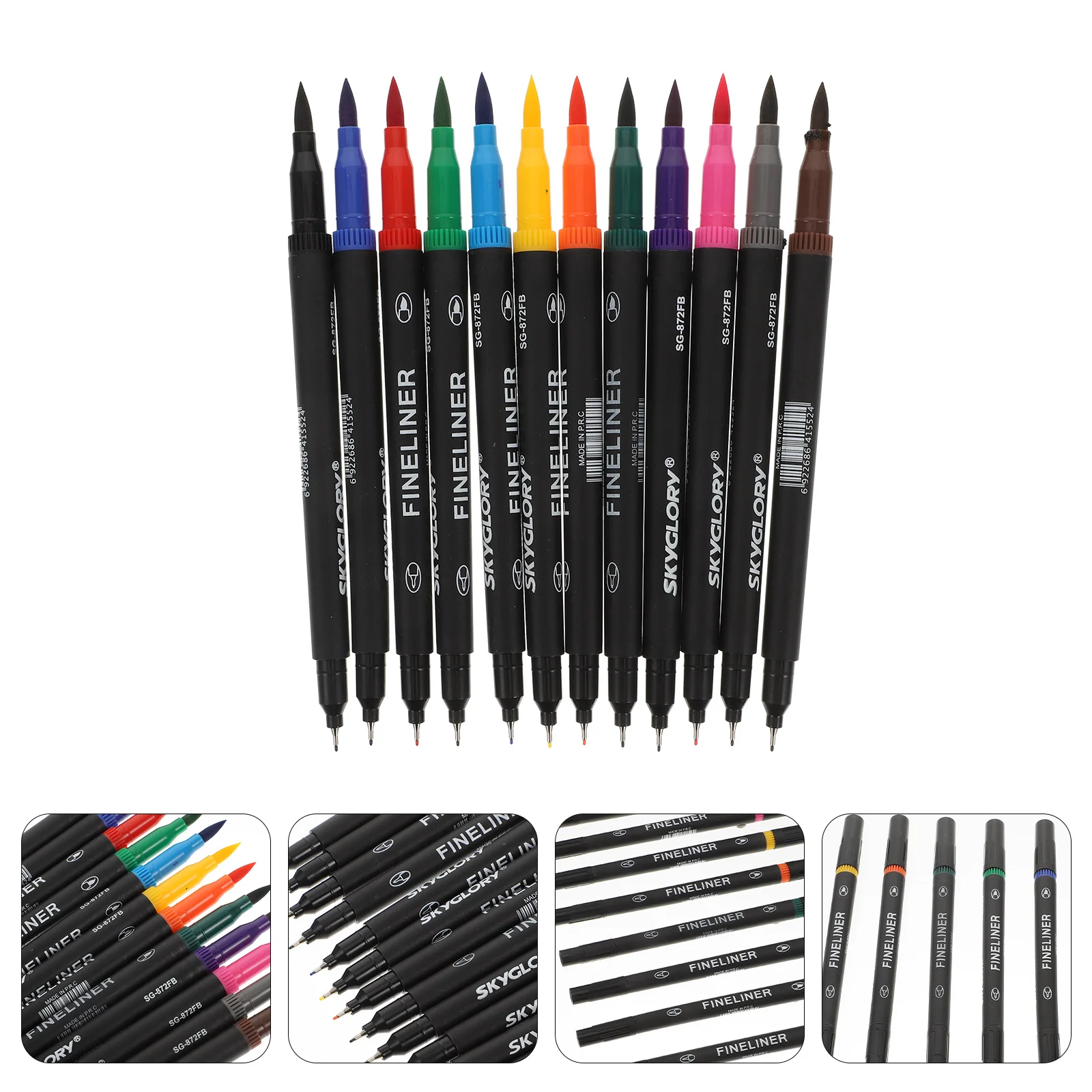 12 шт., яркие маркеры для рисования