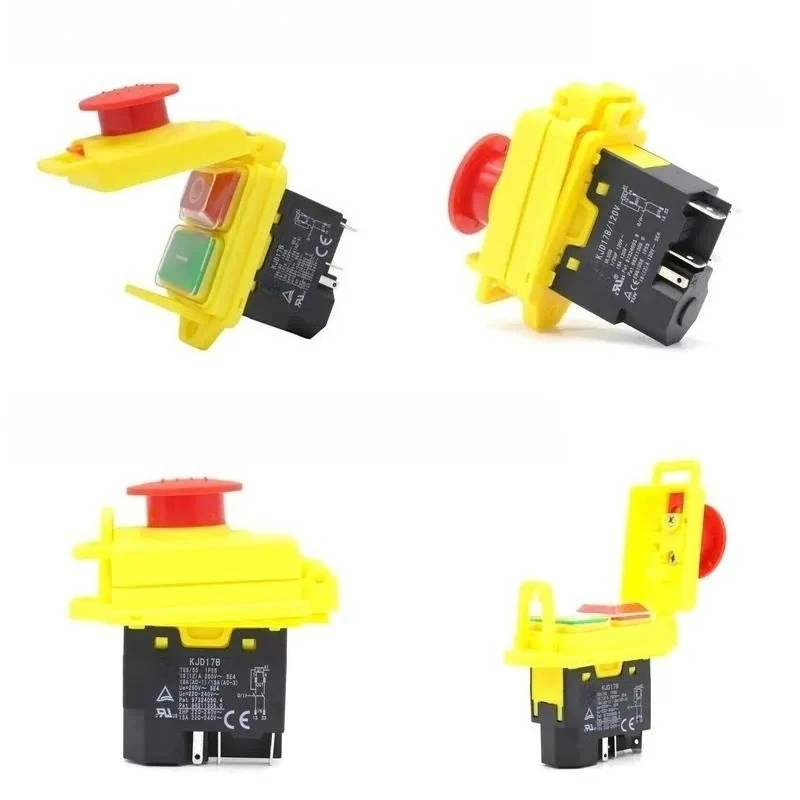 electromagnetic switch under-voltage overload protection high current 5-insert, button switch