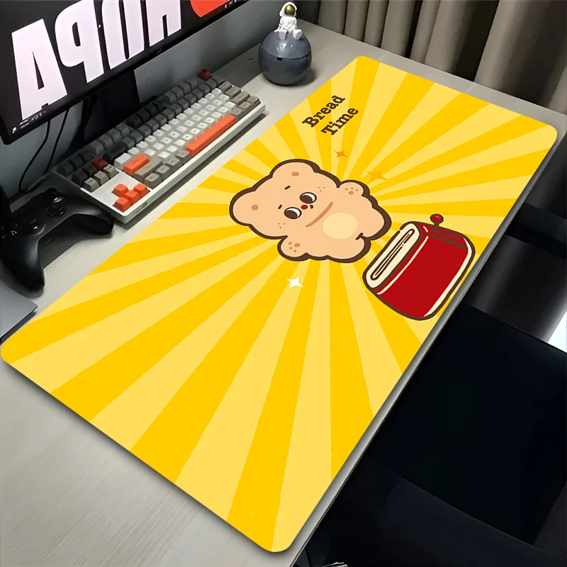 Gaming Mouse Pad Kawaii Baby Bear Mousepad Gamer Desktop Mat Keyboard Pad Carpet Computer Table Surface For Accessories Mausepad