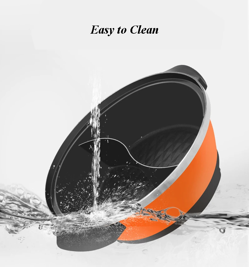 متعددة الوظائف ماجيك فراغ طباخ المنزلية الكهربائية الصين إناء/ قدر غير عصا دخاني رشاقته وعاء الطبخ الكهربائي