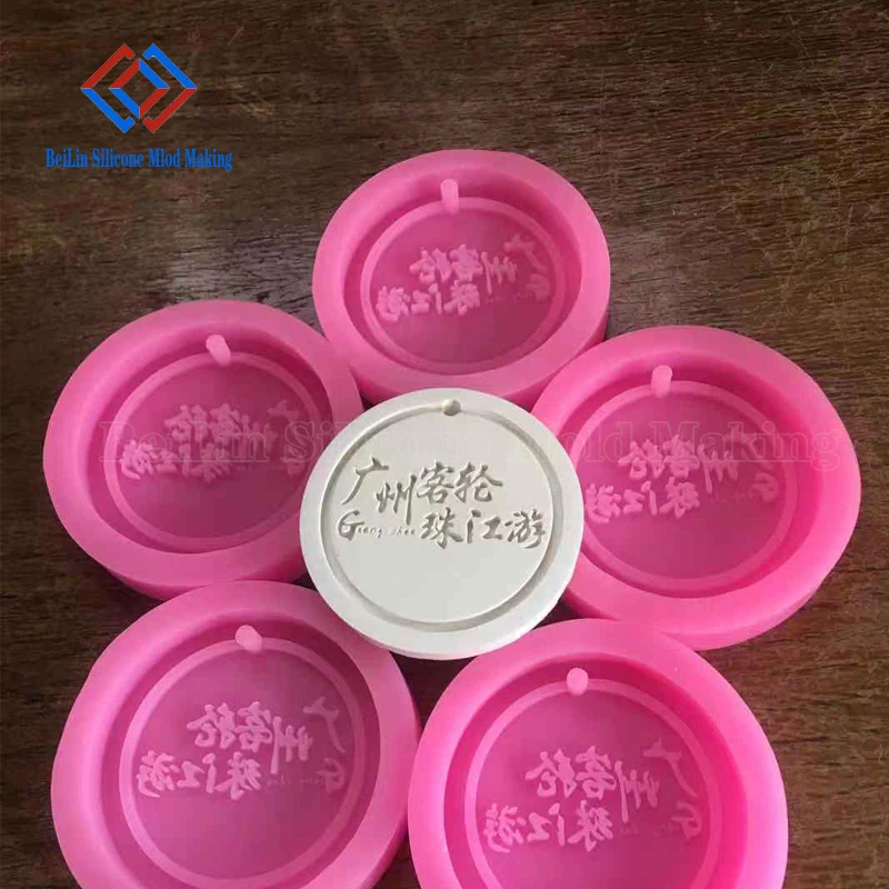 

Silicone Mold Custom Aromatherapy Plaster Process The Gypsum Products Mold Size And LOGO Too Many Times Of Mold Using