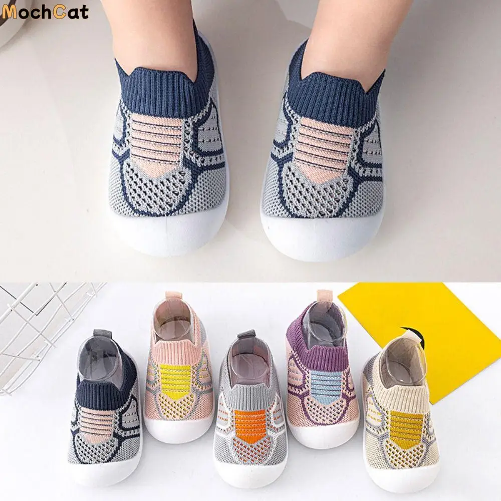 

Mesh Design Breathable Mesh Baby Shoes Anti-slip Bottom Breathable Fabric Non-slip Baby Shoes Lightweight Soft Sole