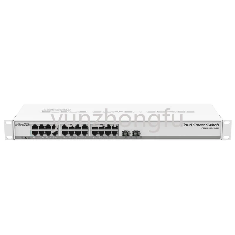 Mikrotik CSS326-24G-2S+RM Gigabit intelligent network management switch 24 electrical port 20,000 Gigabit optical port