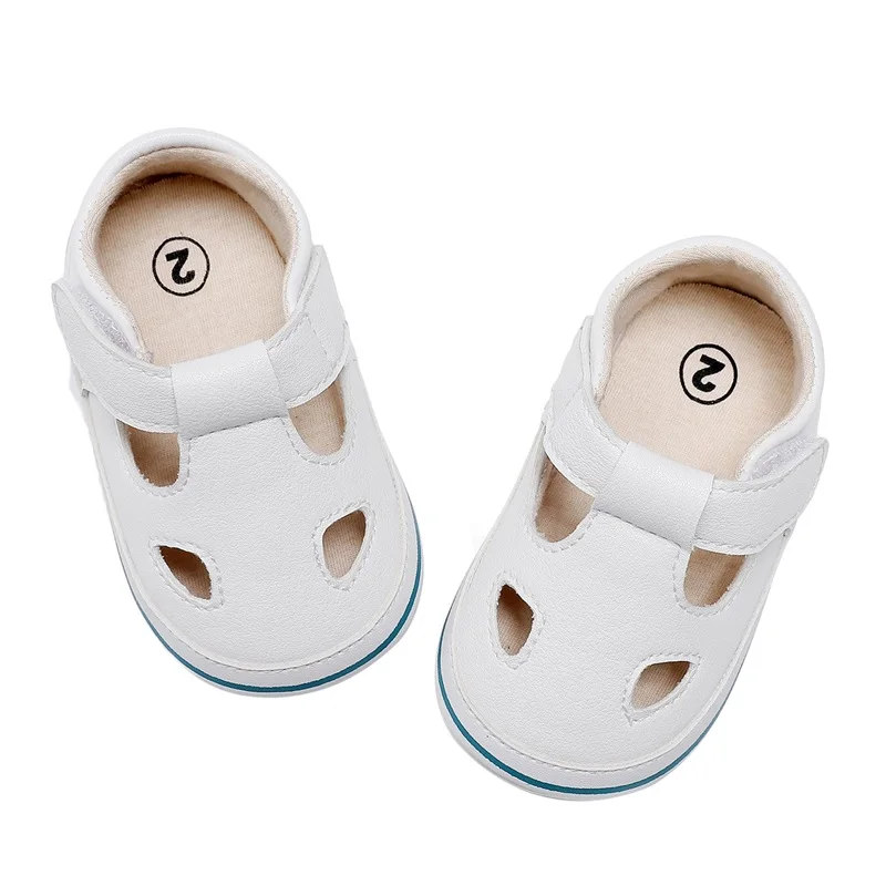 

Baby Girls Boys Sandal, PU Leather Flexible Non-slip Hollowed Summer Flat Shoes for Casual Daily