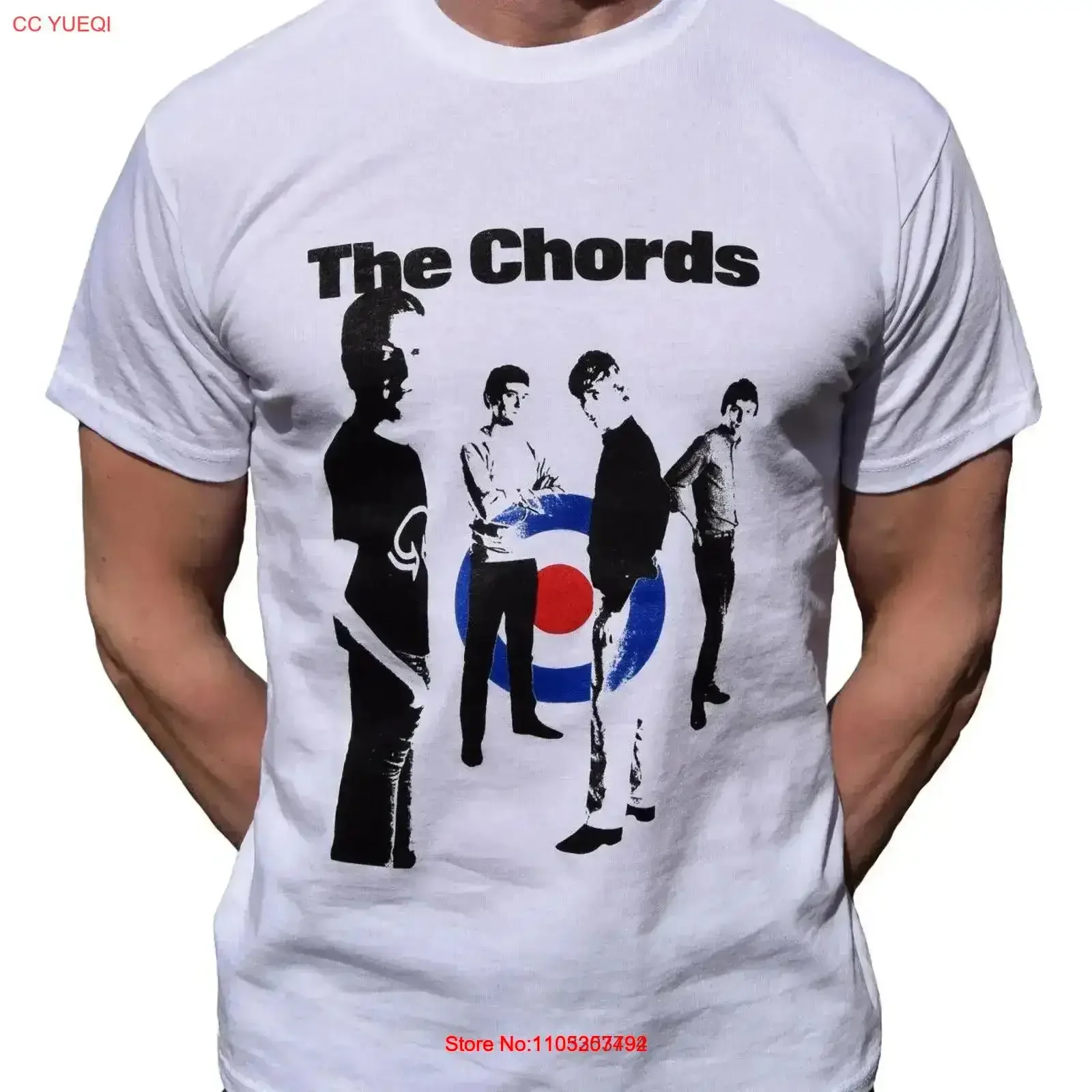 THE CHORDS T SHIRT MODS SCOOTER SOUL RETRO MOD vintage Washed Casual Top For Everyday Wear streetwear designer clothes vintage