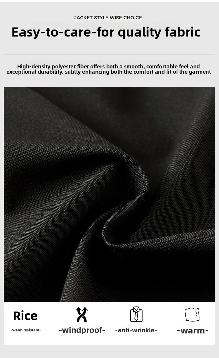 2026 Men's Winter Wool Blend Hooded Parka Thick Warm Windproof Casual Quilted Cotton Coat Heavyweight Outdoor Streetwear Vintage