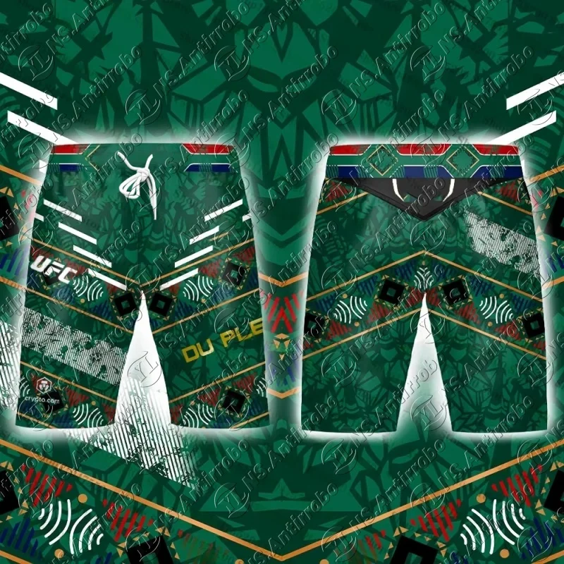 UFC Dricus Du Plessis Vale Tudo Short 2025 hombres nuevo verano mujeres niños lucha boxeo deportes al aire libre lucha pantalones cortos