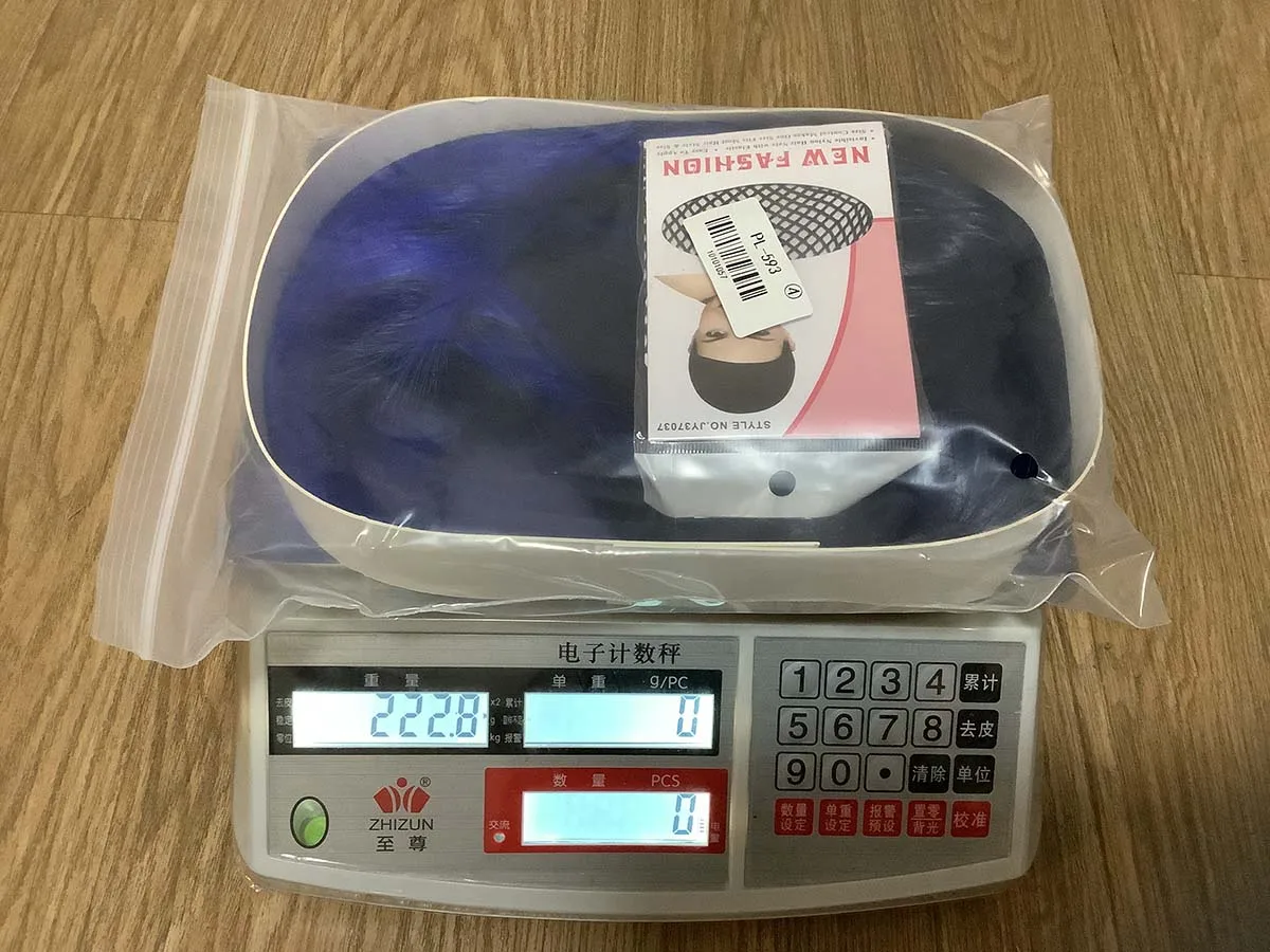 애니메이션 코스프레 소품 악마 하시비라 이노스케 블랙 혼합 블루 스트레이트 헤어 가발