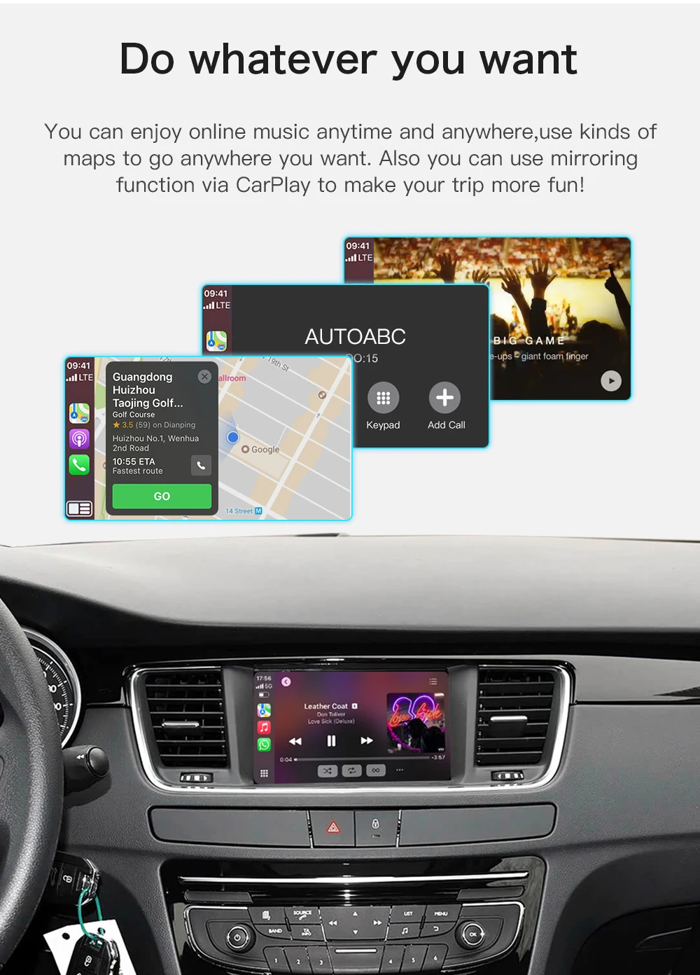Kabelloser CarPlay-Adapter Android Auto für Peugeot & Citroen SMEG 208 308 508 3008 & C4 DS3 DS5 unterstützt Rückfahrkamera-Box – Detail 6