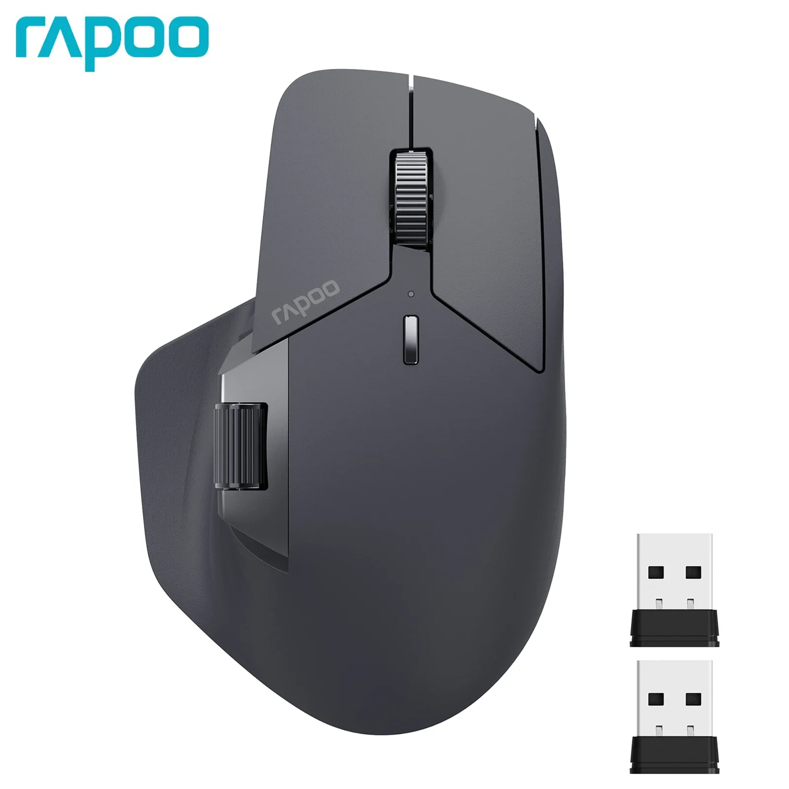 

Rapoo Mt760 Wireless Gamer Mouse Lightweight 3 Mode Bluetooth 2.4G Mouse 7 Gears DPI Office E-Sport Gaming Mouse For Laptop PC