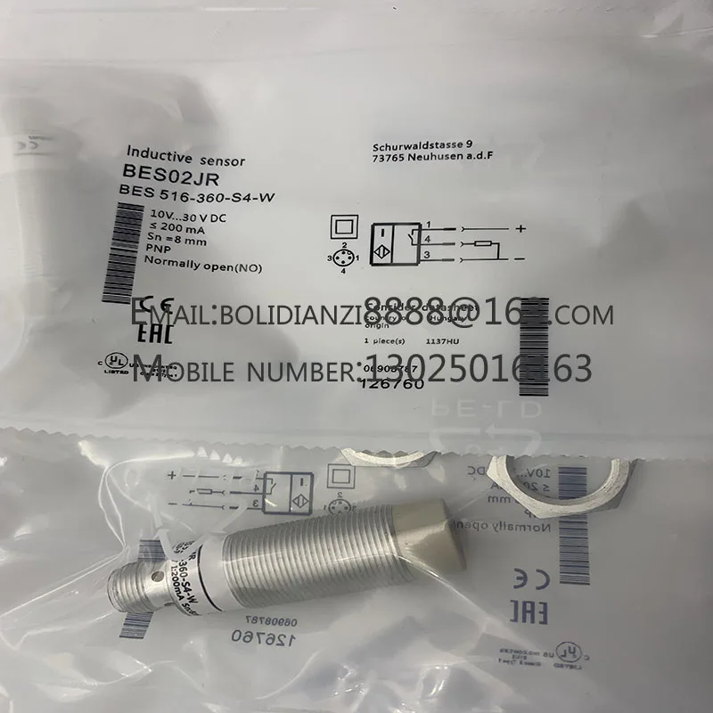 Sensor sakelar kedekatan baru BAW0029 dengan M18MG-UAC16F-S04G-K