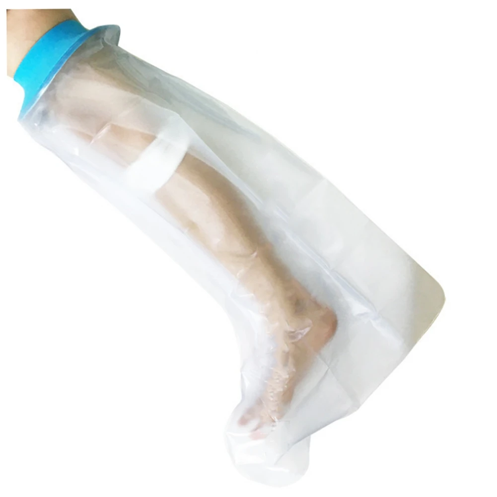 AB47-Tas Anggota Badan Ozon Silikon Lembut yang Dapat Digunakan Kembali Penutup Tahan Air Mandi Kaki & Kaki