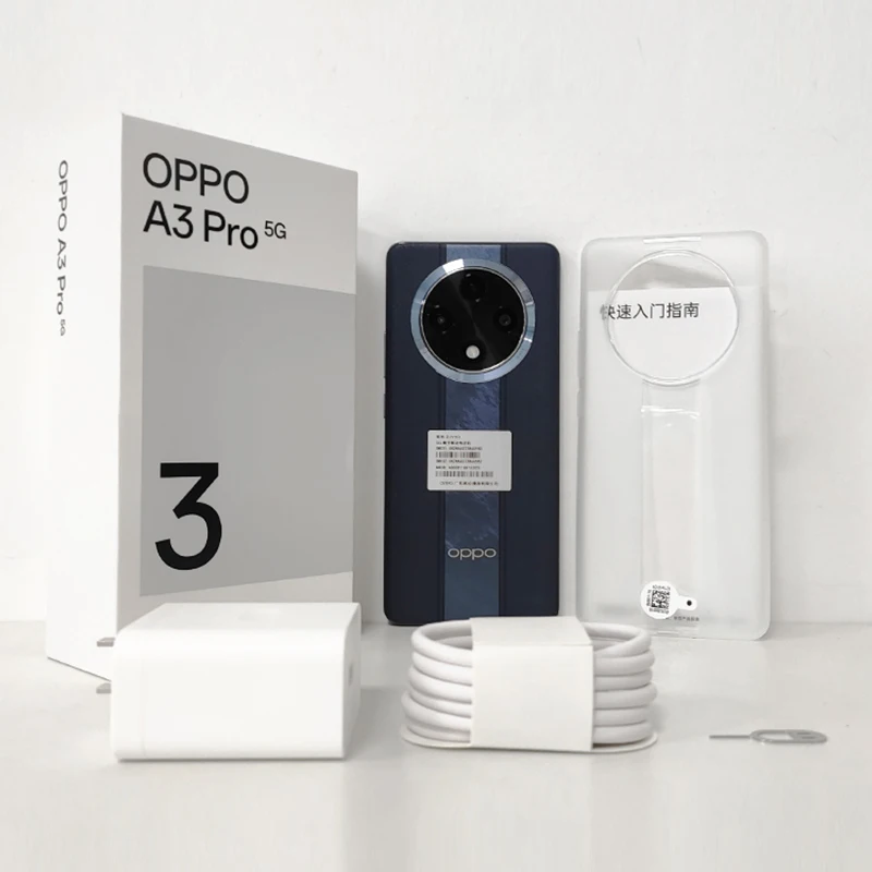 ใหม่ OPPO A3 Pro 5G โทรศัพท์ขนาด 7050 Google Play 5000mAh แบตเตอรี่ 67W SuperVOOC 6.7 นิ้ว OLED 120Hz 64MP กล้อง OTA Update