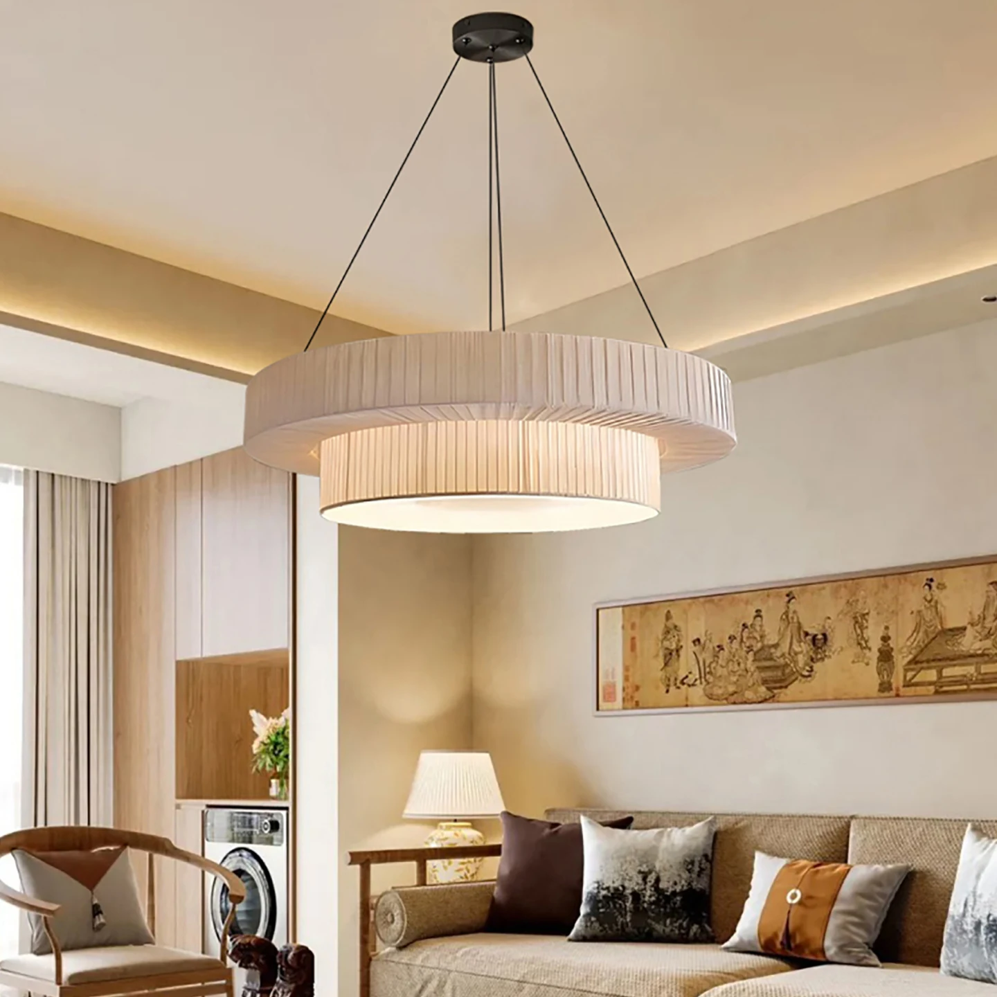 New Chinese style pendant light 2025, new catering, hotel, private room, restaurant