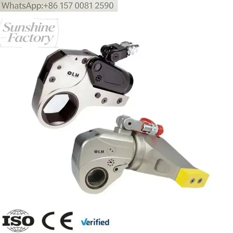 Professional Cordless High Torquing Tools Alloy Steel Hollow Set Impact Wrench for Tightening Bolts Hydraulic Torque Tool