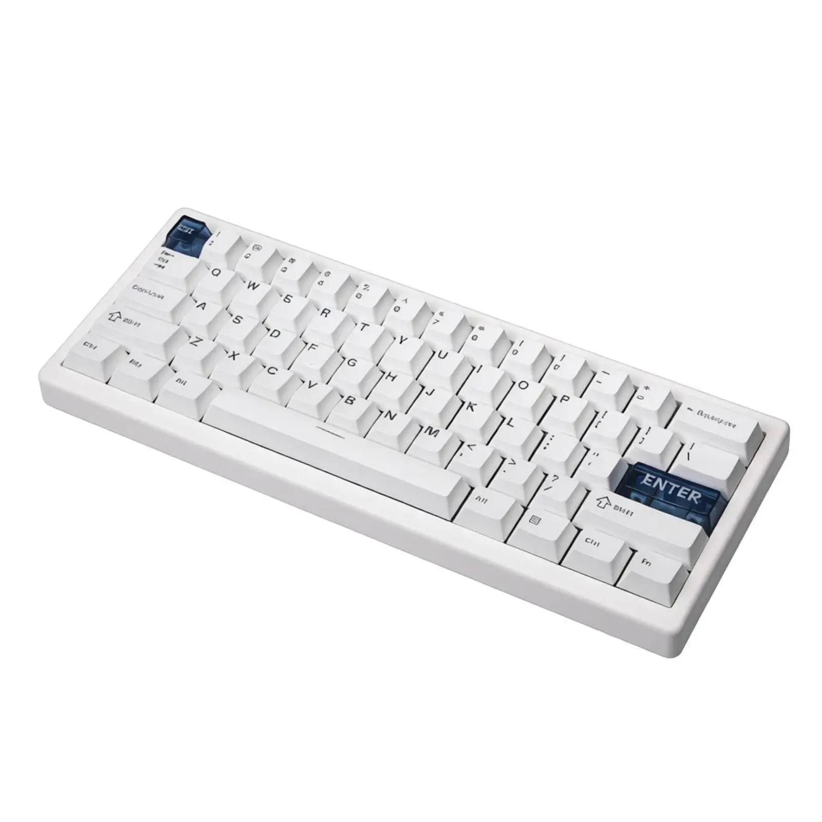 60% Mechanical Keyboard Three-Mode Keyboard RGB Backlit Computer Peripheral for Coders, Travel, Gaming, Office