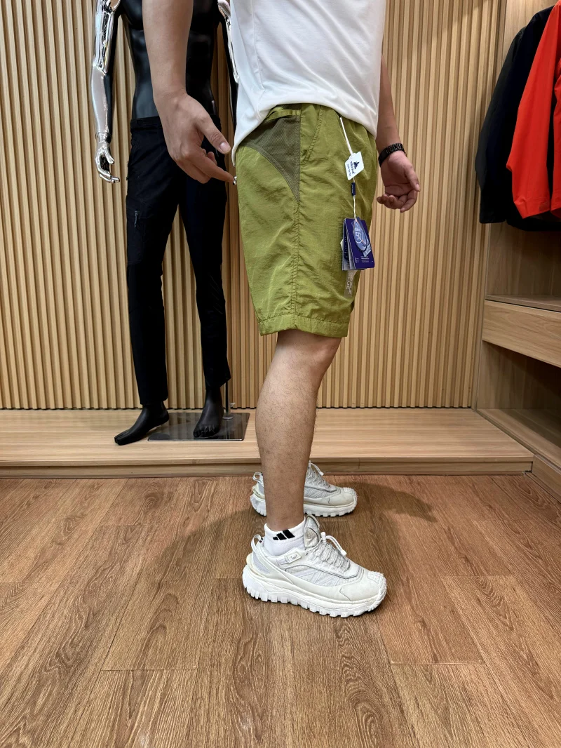 

Атласный нейлон для улицы, легкая защита от солнца UPF40, повседневные орты с кетами для пар, спортивные свободные прямые орты для ног