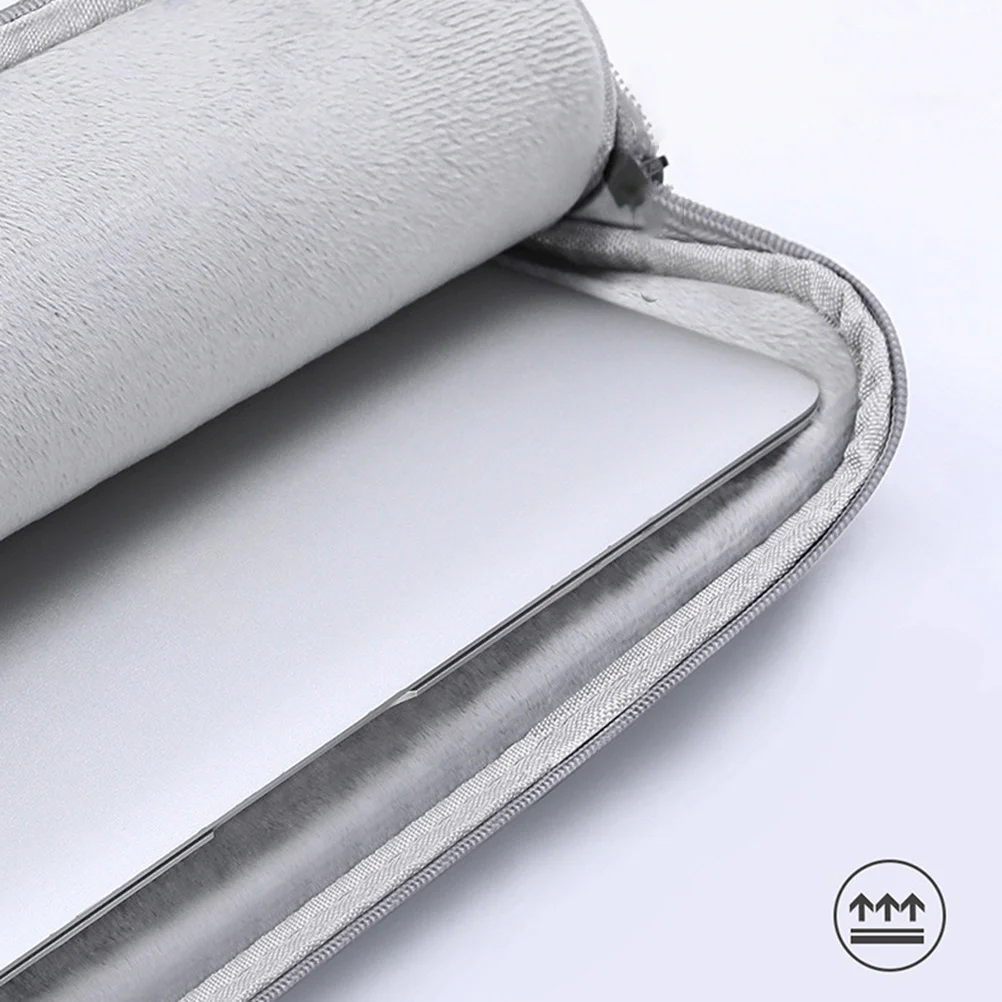 

13 Inch Laptop Pouch Waterproof Computer Bag Compact Notebook Handbag for Business School Commute Lightweight Wear Resistant
