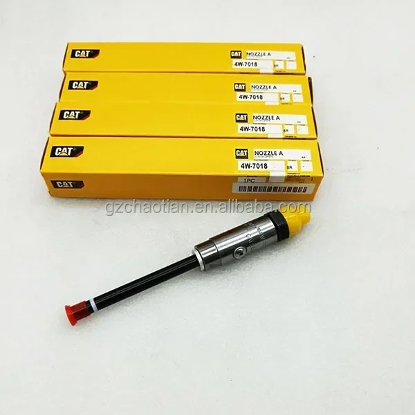 

Excavator fuel injector 4W-7018 3304 3306 engine parts Rail engine fuel injector nozzle 4W7018