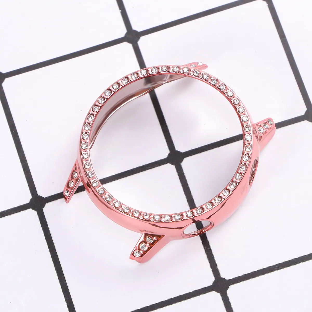 1Pcs Sparkling Diamond-Embellished Watch Cover Ultra-Thin Protective Install Remove No Button Interference for Any
