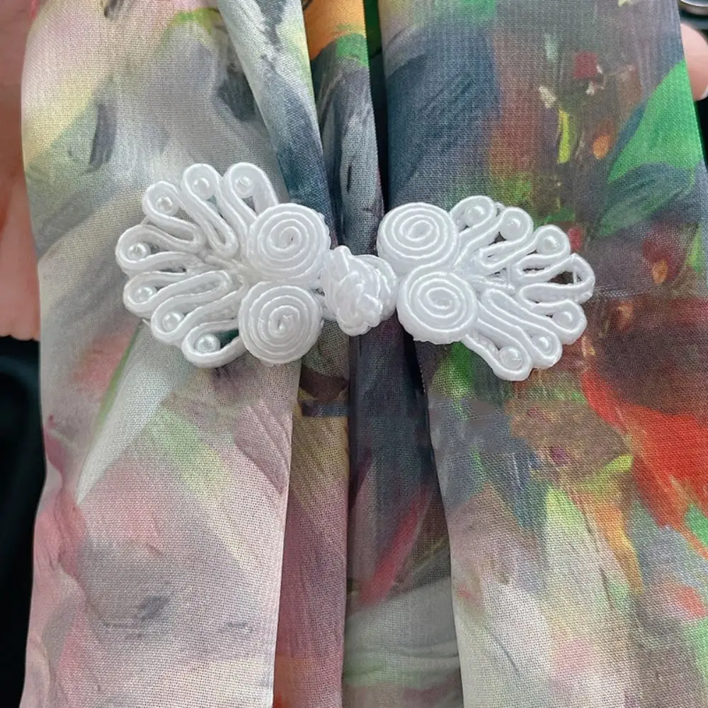 Chinese Style Buckle Printed Ice Silk Sleeves Anti-UV Flower Chiffon Sunscreen Sleeve Long-sleeved Glove Sun Protection